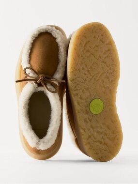 Clarks X Zara Sheepskin Chunky Wallabee